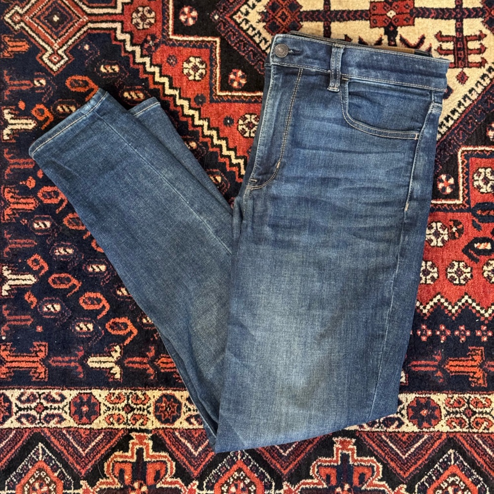 American Eagle Ne(X)t Level Stretch, Super High-Rise Jegging, Size 10 Short
